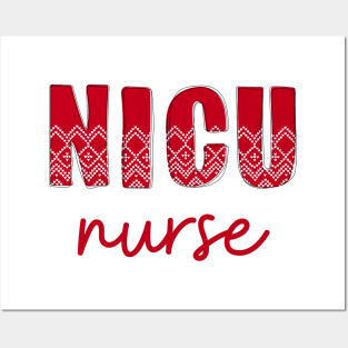 Christmas NICU nurse shirt Posters and Art